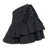 black ruffle skirt boogzel apparel
