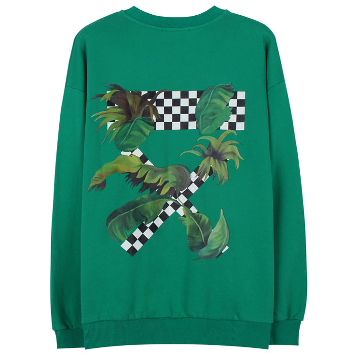 green vintage aesthetic sweatshirt boogzel apparel