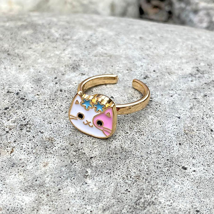 Pastel Cat Anxiety Ring boogzel apparel