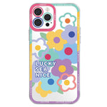 pastel flower chain iphone case boogzel apparel
