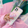 pastel grid iphone case boogzel apparel