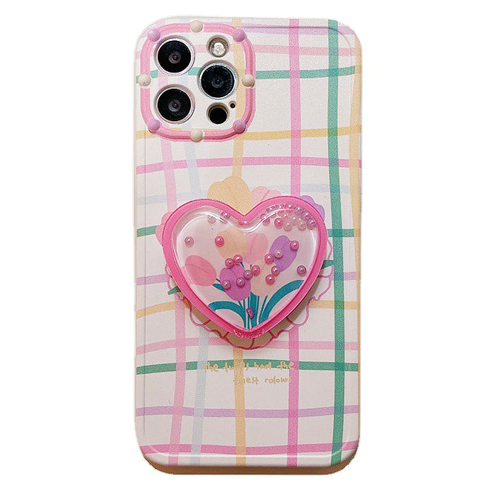 pastel plaid iphone case boogzel apparel