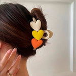 pastel heart hair clip boogzel apparel