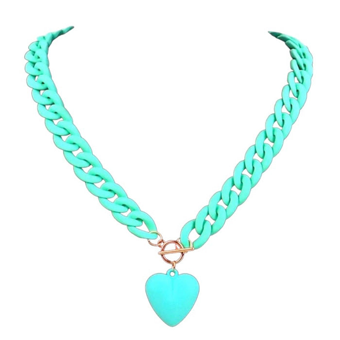 pastel chain necklace boogzel apparel