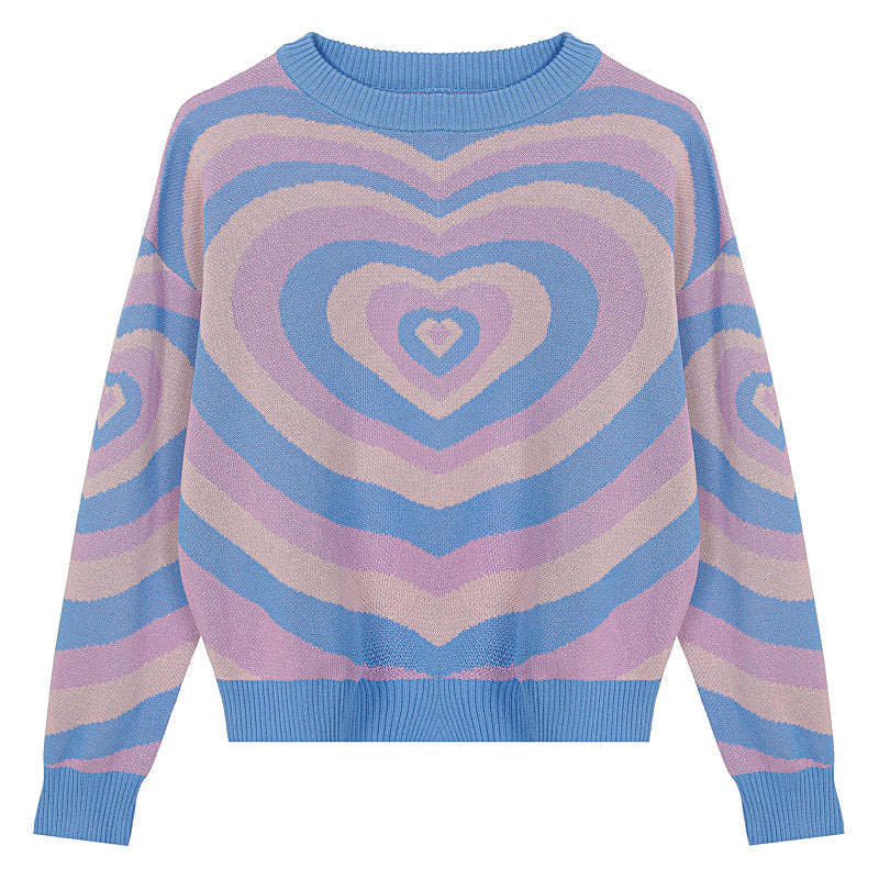 Pastel Heart Sweater