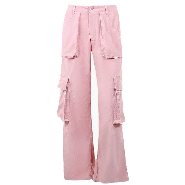 pastel pink cargo pants boogzel apparel
