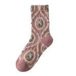 pastel pink floral socks boogzel apparel