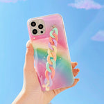 pastel rainbow chain iphone case boogzel apparel