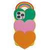rainbow heart iphone case boogzel apparel