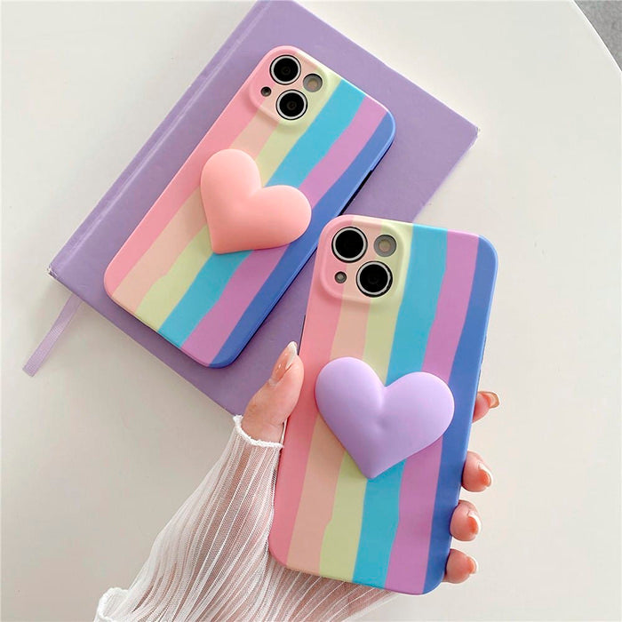 pastel striped iphone case boogzel apparel