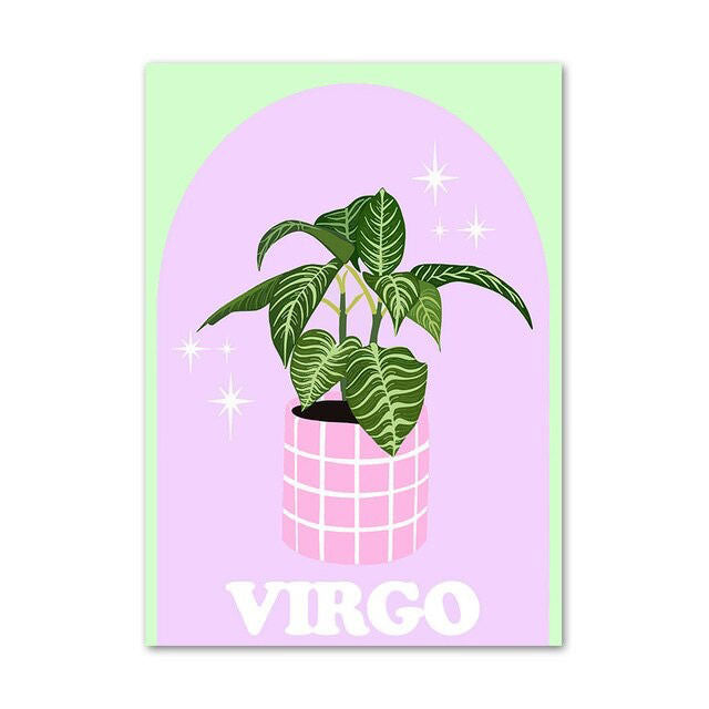 virgo pastel poster boogzel apparel