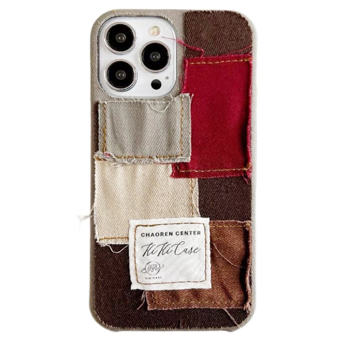 patchwork iphone case boogzel apparel