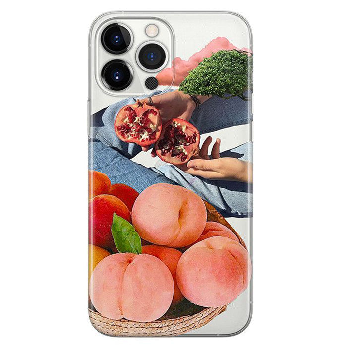 peach pomegranate iphone case boogzel apparel
