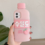 pink water bottle iphone case boogzel apparel