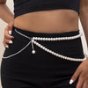 y2k pearl chain belt boogzel apparel