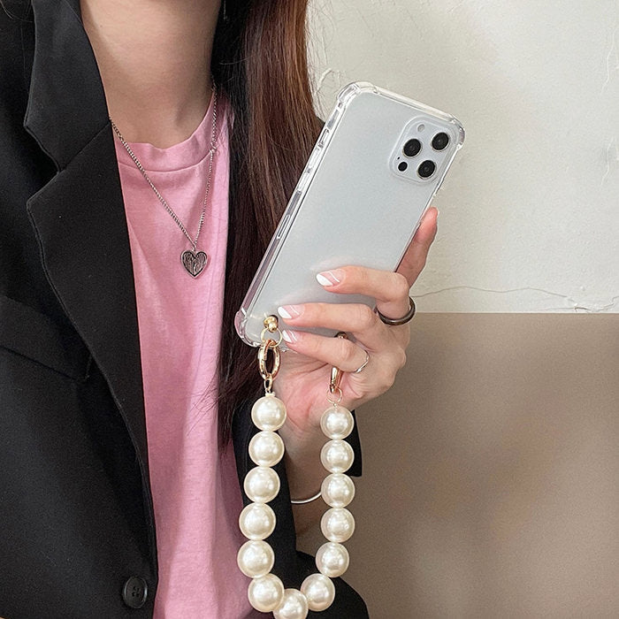 iphone case with pearl chain boogzel apparel