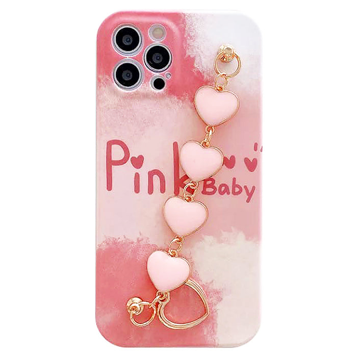 pink chain iphone case boogzel apparel