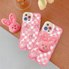 bunny checkered iphone case boogzel apparel