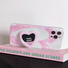 pink heart iphone case boogzel apparel