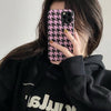 houndstooth print iphone case shop