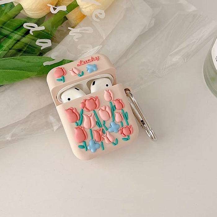 roses airpods case boogzel apparel