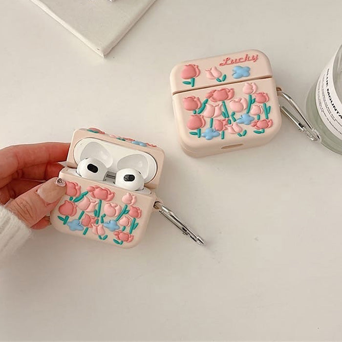 floral airpods case boogzel apparel