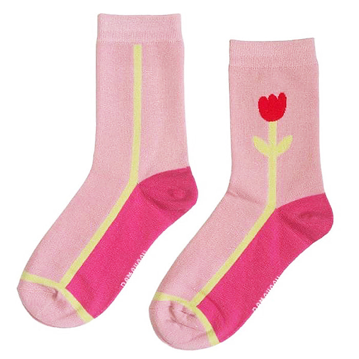 pink tulip socks boogzel apparel
