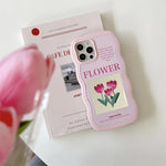 pink flower iphone case boogzel apparel