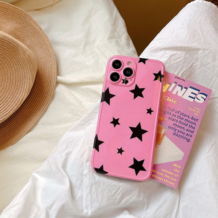 pink stars iphone case boogzel apparel