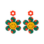indie flower earrings boogzel apparel