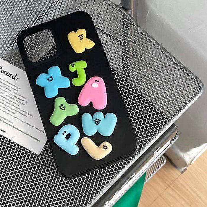 alphabet letter iphone case boogzel apparel