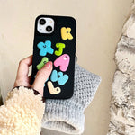 puffy alphabet letter iphone case boogzel apparel