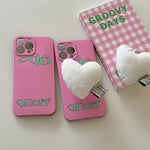 puffer heart iphone case boogzel apparel
