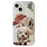 dog wine glass iphone case boogzel apparel