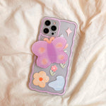 butterfly pop socket iphone case boogzel apparel