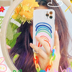 aesthetic rainbow iphone case boogzel apparel