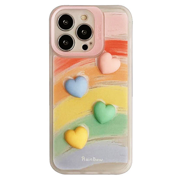 Rainbow Heart iPhone Case | BOOGZEL CLOTHING  Boogzel Clothing