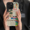 red brown iphone case boogzel apparel