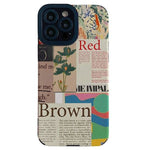 red brown iphone case boogzel apparel