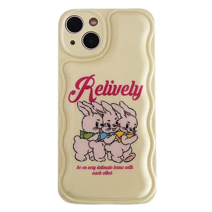 aesthetic bunny iphone case boogzel apparel