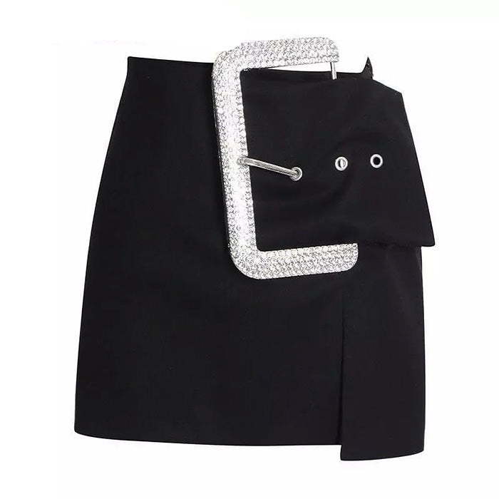 black mini skirt boogzel apparel