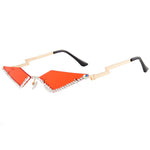 rhinestone triangle sunglasses boogzel apparel