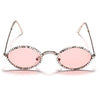 pink oval sunglasses boogzel apparel