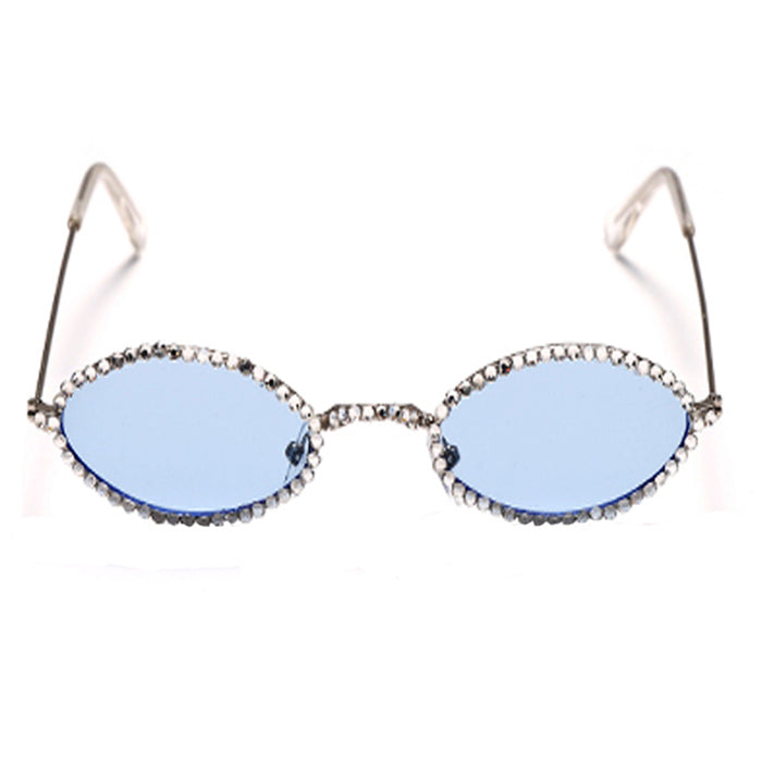 crystal oval sunglasses boogzel apparel