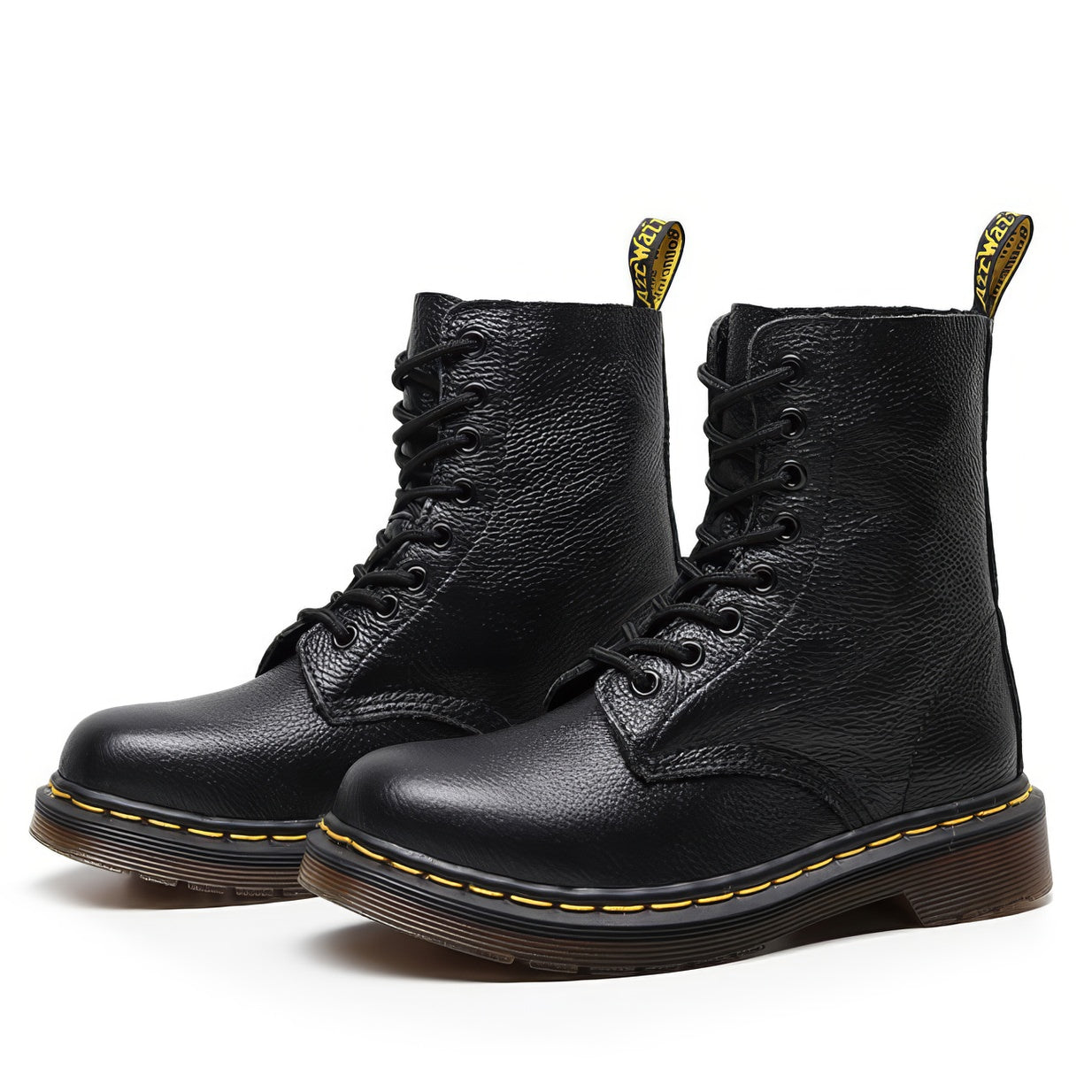 Rounded-Toe-Lace-Up-Combat-Boots-Dr-Martens