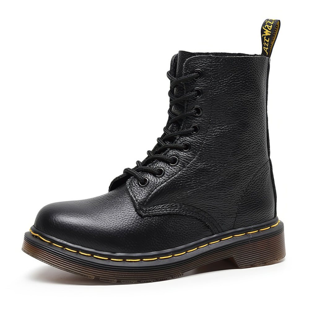 Rounded-Toe-Lace-Up-Combat-Boots-Dr-Martens