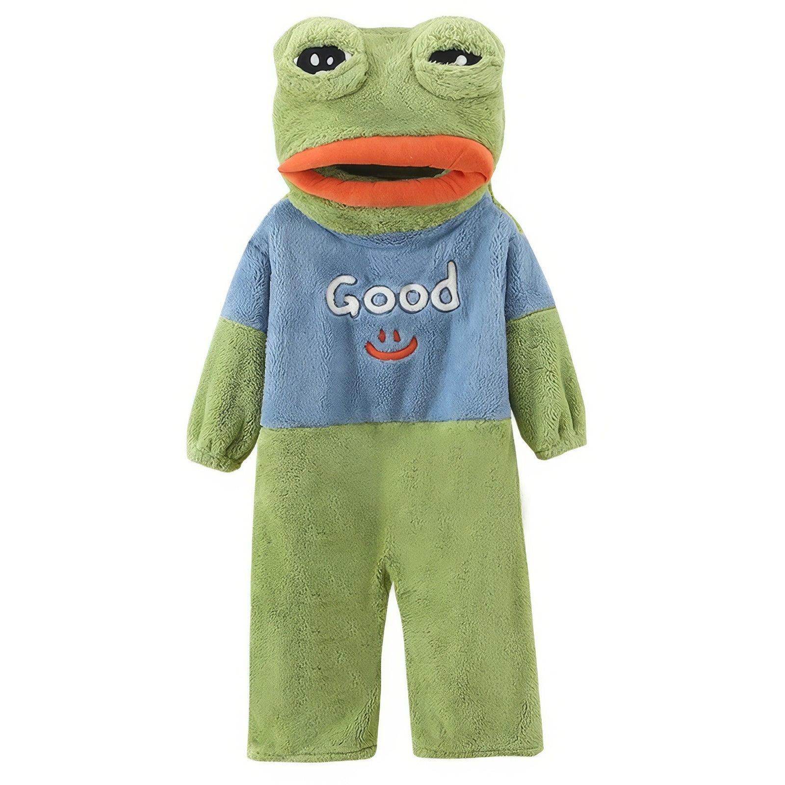 Sad-Frog-Fleece-Onesie-Pajama-Boogzel-Clothing