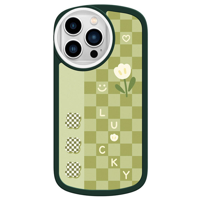 green checkerboad iphone case boogzel apparel