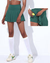 Green Tennis Skirt  - boogzel clothing tennis skirts