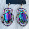 scarab earrings boogzel apparel